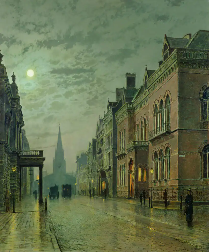 De dromerige steden van Cortès en Atkinson Grimshaw